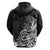 Polynesian Sunset Plumeria Hoodie Pacific Island Tribal Black Style LT9 - Polynesian Pride