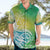 Polynesian Sunset Plumeria Hawaiian Shirt Pacific Island Tribal Green Style LT9 - Polynesian Pride