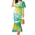 Polynesian Sunset Plumeria Mermaid Dress Pacific Island Tribal Green Style LT9 Women Green - Polynesian Pride