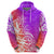 Polynesian Sunset Plumeria Hoodie Pacific Island Tribal Purple Style LT9 - Polynesian Pride