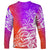 Polynesian Sunset Plumeria Long Sleeve Shirt Pacific Island Tribal Purple Style LT9 - Polynesian Pride