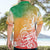 Polynesian Sunset Plumeria Hawaiian Shirt Pacific Island Tribal Reggae Style LT9 - Polynesian Pride