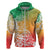 Polynesian Sunset Plumeria Hoodie Pacific Island Tribal Reggae Style LT9 - Polynesian Pride