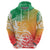 Polynesian Sunset Plumeria Hoodie Pacific Island Tribal Reggae Style LT9 - Polynesian Pride