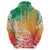 Polynesian Sunset Plumeria Hoodie Pacific Island Tribal Reggae Style LT9 - Polynesian Pride