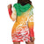 Polynesian Sunset Plumeria Hoodie Dress Pacific Island Tribal Reggae Style LT9 - Polynesian Pride