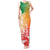 Polynesian Sunset Plumeria Tank Maxi Dress Pacific Island Tribal Reggae Style LT9 Women Reggae - Polynesian Pride