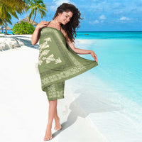 Hawaiian Quilt Block Design Sarong Lime Hawaii Culture Motifs - Polynesian Pride