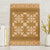 Hawaiian Quilt Pattern Canvas Wall Art Gold Hawaii Culture Tropical - Polynesian Pride