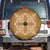 Hawaiian Quilt Pattern Spare Tire Cover Gold Hawaii Culture Tropical - Polynesian Pride