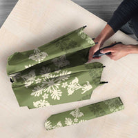 Hawaiian Quilt Pattern Umbrella Lime Hawaii Culture Tropical - Polynesian Pride