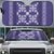 Hawaiian Quilt Pattern Auto Sun Shade Purple Hawaii Culture Tropical - Polynesian Pride