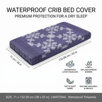 Hawaiian Quilt Pattern Baby Bed Cover Purple Hawaii Culture Tropical LT9 - Polynesian Pride