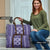 Hawaiian Quilt Pattern Travel Bag Purple Hawaii Culture Tropical - Polynesian Pride
