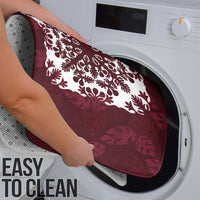 Palm Leaf Quilt Pattern Bathroom Set Hawaii Culture Floral - Polynesian Pride