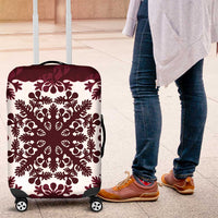 Palm Leaf Quilt Pattern Luggage Cover Hawaii Culture Floral - Polynesian Pride