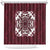 Palm Leaf Quilt Pattern Shower Curtain Hawaii Culture Floral - Polynesian Pride