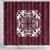 Palm Leaf Quilt Pattern Shower Curtain Hawaii Culture Floral - Polynesian Pride