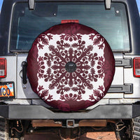 Palm Leaf Quilt Pattern Spare Tire Cover Hawaii Culture Floral - Polynesian Pride