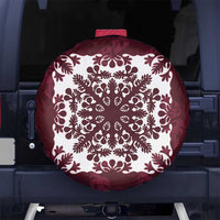Palm Leaf Quilt Pattern Spare Tire Cover Hawaii Culture Floral - Polynesian Pride