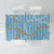 Blue Tropical Floral Palaka Tablecloth Hawaiian Quilt Pattern - Polynesian Pride