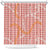 Pink Tropical Floral Palaka Shower Curtain Hawaiian Quilt Pattern - Polynesian Pride