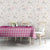 Pink Ulu Palaka Quilt Pattern Tablecloth Hawaii Culture Breadfruit - Polynesian Pride
