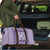 Purple Ulu Palaka Quilt Pattern Travel Bag Hawaii Culture Breadfruit - Polynesian Pride