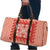 Red Ulu Palaka Quilt Pattern Travel Bag Hawaii Culture Breadfruit - Polynesian Pride