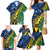 Personalised Crocodile and Shark Solomon Islands Family Matching Mermaid Dress and Hawaiian Shirt Polynesian Tribal Tattoo