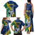 Personalised Crocodile and Shark Solomon Islands Family Matching Tank Maxi Dress and Hawaiian Shirt Polynesian Tribal Tattoo