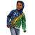 Personalised Crocodile and Shark Solomon Islands Kid Hoodie Polynesian Tribal Tattoo