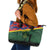 Personalised Solomon Islands Remembrance Day Leather Tote Bag We Will Remember Them with Camouflage Style