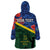 Personalised Solomon Islands Remembrance Day Wearable Blanket Hoodie We Will Remember Them with Camouflage Style