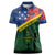 Personalised Solomon Islands Remembrance Day Women Polo Shirt We Will Remember Them with Camouflage Style