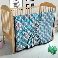 Aloha Vintage Palaka Floral Hawaiian Quilt Quilt Uliuli Motif - Polynesian Pride