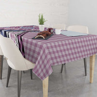 Aloha Vintage Palaka Floral Hawaiian Quilt Tablecloth Akala Motif - Polynesian Pride