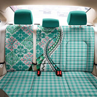 Aloha Vintage Palaka Floral Hawaiian Quilt Back Car Seat Cover Polu Motif - Polynesian Pride