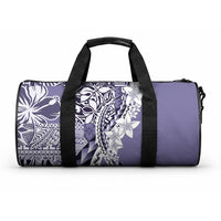 Aloha Vintage Plumeria Hawaiian Tapa Pattern Duffle Bag Purple Hawaiian Tapa Pattern LT9 One size Purple - Polynesian Pride