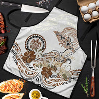 Polynesian Manta Ray Apron Beige Floral Turtle Tattoo - Polynesian Pride