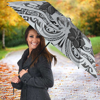 Polynesian Manta Ray Umbrella Gray Floral Turtle Tattoo - Polynesian Pride