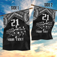 Custom NZ Rugby Garden Flag Kapa Opango Maori Haka With Years of The All Black Champions LT9 - Polynesian Pride