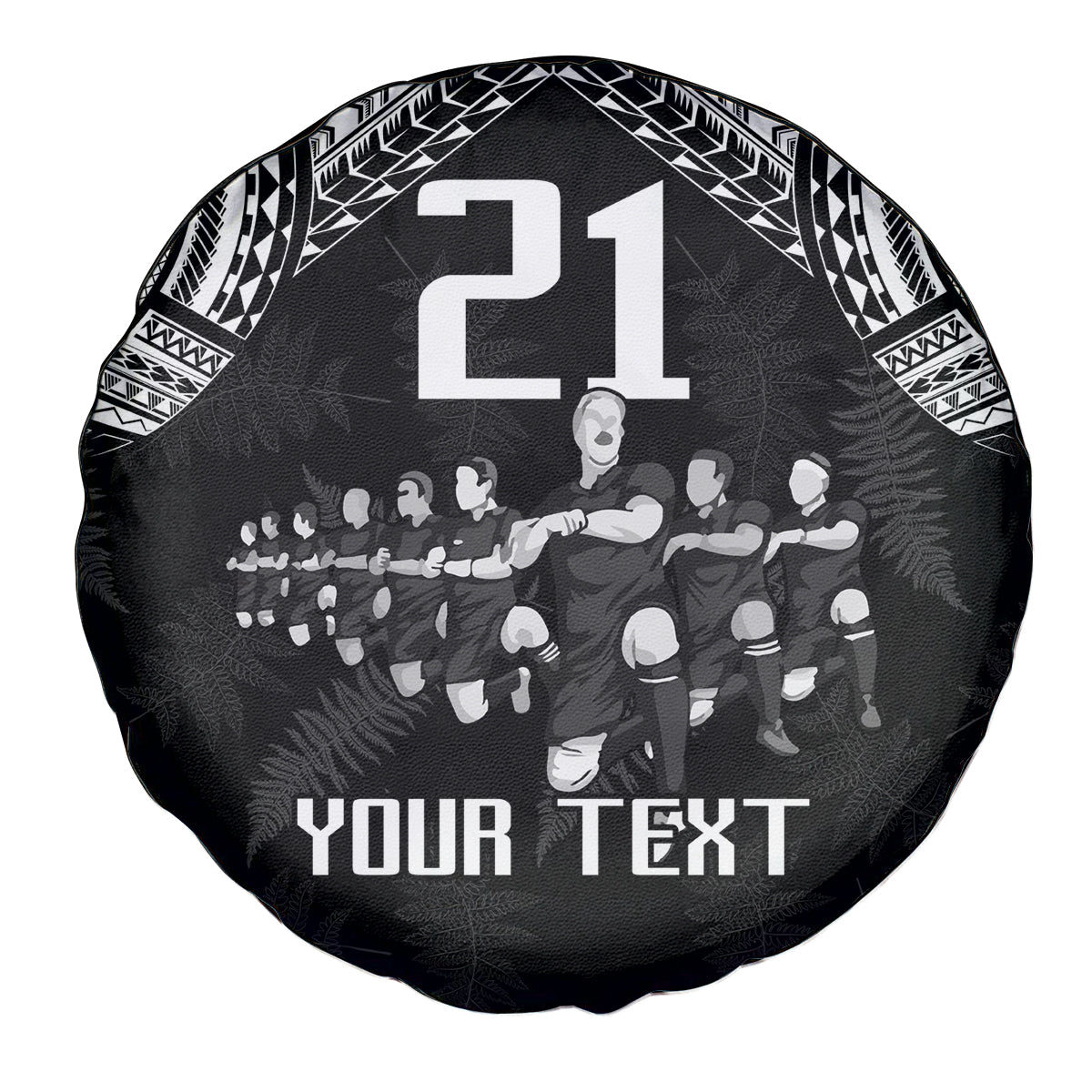 Custom NZ Rugby Spare Tire Cover Kapa Opango Maori Haka With Years of The All Black Champions LT9 - Polynesian Pride