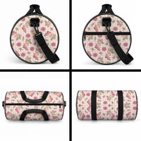 Beige Paniolo Palaka Hawaiian Cowgirl Christmas Duffle Bag LT9 - Polynesian Pride