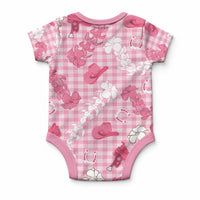Paniolo Palaka Hawaiian Cowgirl Baby Onesie LT9 - Polynesian Pride