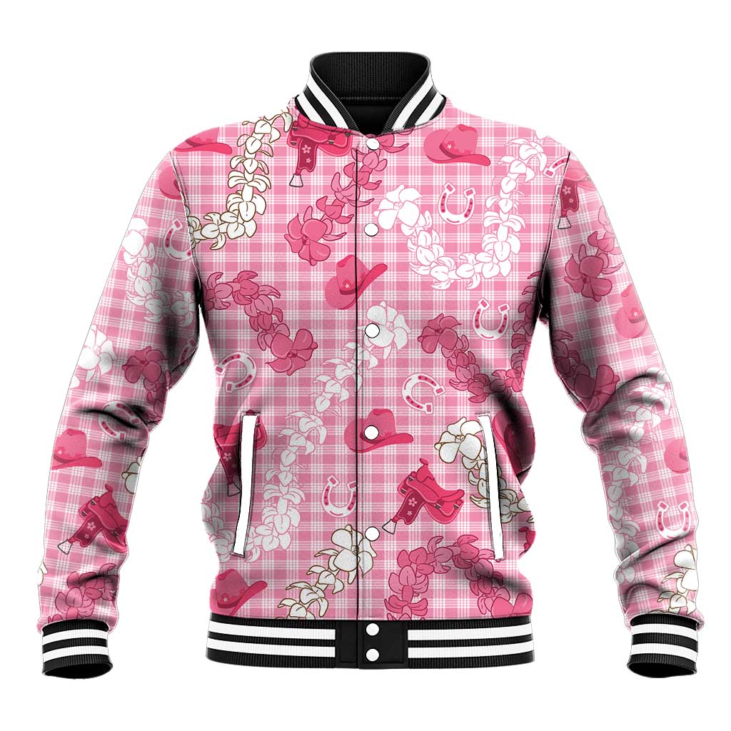 Paniolo Palaka Hawaiian Cowgirl Baseball Jacket - Polynesian Pride