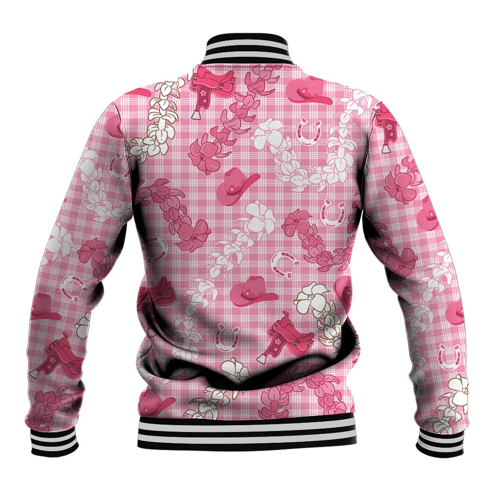 Paniolo Palaka Hawaiian Cowgirl Baseball Jacket - Polynesian Pride