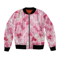 Paniolo Palaka Hawaiian Cowgirl Bomber Jacket - Polynesian Pride