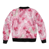 Paniolo Palaka Hawaiian Cowgirl Bomber Jacket - Polynesian Pride