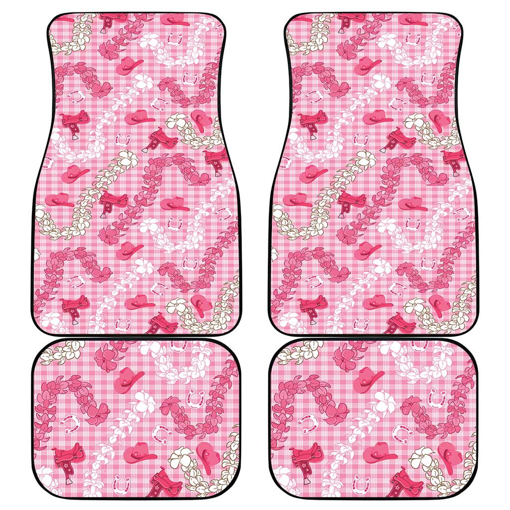 Paniolo Palaka Hawaiian Cowgirl Car Mats - Polynesian Pride